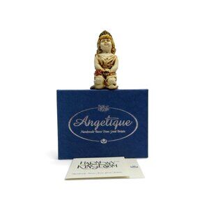 Harmony Kingdom Angelique Fleur De Lis Figurine England Vintage